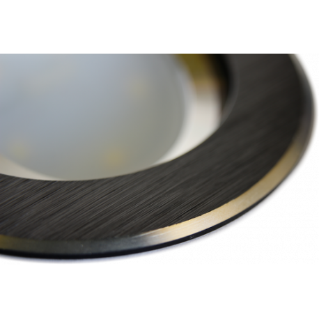 RODA round black silver ceiling light LUMILIGHT