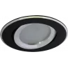 RODA round black silver ceiling light LUMILIGHT