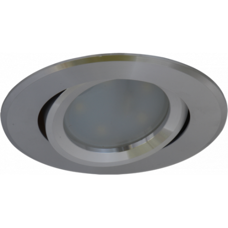 RODA round movable shiny silver ceiling light LUMILIGHT