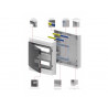 Rozdzielnica hermetyczna modułowa 2x18 IP65 drzwi transparentne (N+PE) EP-LUX PLUS ELEKTRO-PLAST Nasielsk