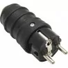 Straight rubber plug 250V 16A PAWBOL