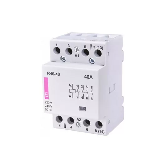 Stycznik modułowy 40A 230V AC 4z0r R40-40 ETI