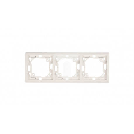 Classic frame for 3-module MR3/11 white SIMON CLASSIC