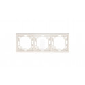 Classic frame for 3-module MR3/11 white SIMON CLASSIC