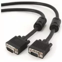 Monitor cable VGA D-Sub(15-pin) shield ferrite black 10m CA-VGAC-10CC-0100-B LANBERG