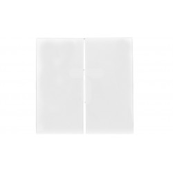 Simon54 Double white key switch DKW5/11