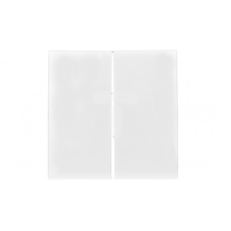 Simon54 Klawisz podwójny biały DKW5/11