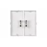 Simon54 Double white key switch DKW5/11