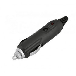 Car cigarette lighter plug with fuse and diode 002049 C.E.