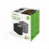 TORRE I black GU10 IP54 garden wall lamp SPECTRUM