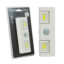 LED motion sensor lamp 2xLED 6000K 3xAA 311108 POLUX