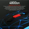 X7 Blast black/red wired optical mouse Fantech BOWI