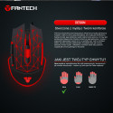 X7 Blast black/red wired optical mouse Fantech BOWI