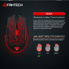 Mysz optyczna przewodowa X7 Blast black/red Fantech BOWI