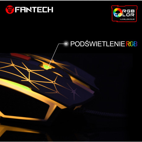 X7 Blast black/red wired optical mouse Fantech BOWI