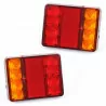 Zestaw lamp LED tylnych do przyczep maszyn 24V IL