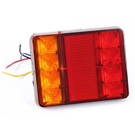 Set of LED tail lights for 24V INTERLOOK machine trailers