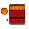 Zestaw lamp LED tylnych do przyczep maszyn 24V IL