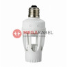 Light bulb socket with motion sensor 360° IP20 OR-CR-210 Orno
